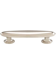 Austen Cabinet Pull - 3 inch Center-to-Center in Polished Nickel.